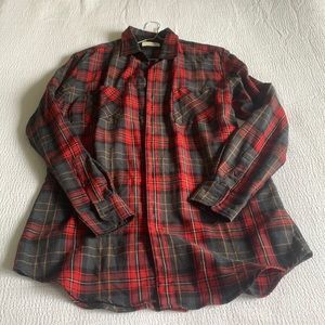 Fear of God flannel with zipper in back.